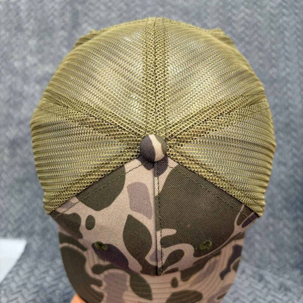 Richardson 112PFP Duck Camo Trucker Hat Huvepharma Mesh Snapback Cap Mens